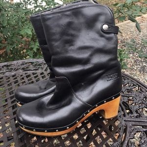 Ugg Lynnea Black Leather boots